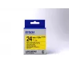 Epson LK-6YB2 magnetinė etikečių kasetė juoda/geltona 24mm (1,5m)