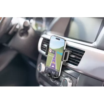 Cellularline Hug - universalus automobilinis laikiklis telefonui, pasyvus, juodas