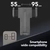 Cellularline Hug - universalus automobilinis laikiklis telefonui, pasyvus, juodas