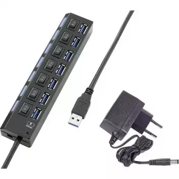USB 3.2 Gen 1 šakotuvas Renkforce RF-4821051