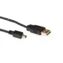 USB kabelis ACT USB 2.0 A kištukas – USB mini B kištukas 1,80 m