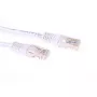 ACT White 3 metrų U/UTP CAT5E jungiamasis laidas su RJ45 jungtimis