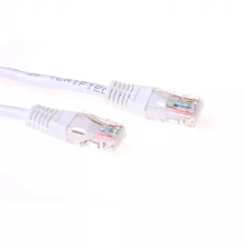 ACT IB5451 1,5 m U/UTP CAT5E jungiamasis kabelis (baltas, RAL 9016)