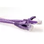 ACT Purple 1,5 m U/UTP CAT6A jungiamasis kabelis su apsaugotais RJ-45 kištukais