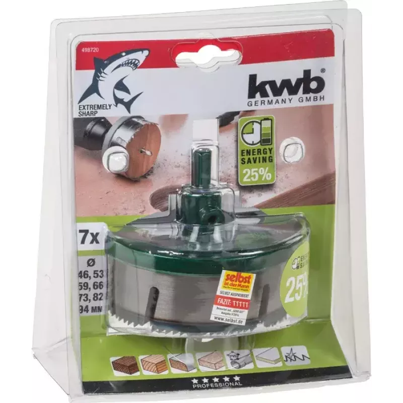 Pjūklelių rinkinys KWB 498720 7 vnt.