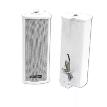 2 krypčių garsiakalbis Omnitronic PCW-10 baltas laidinis 15 W