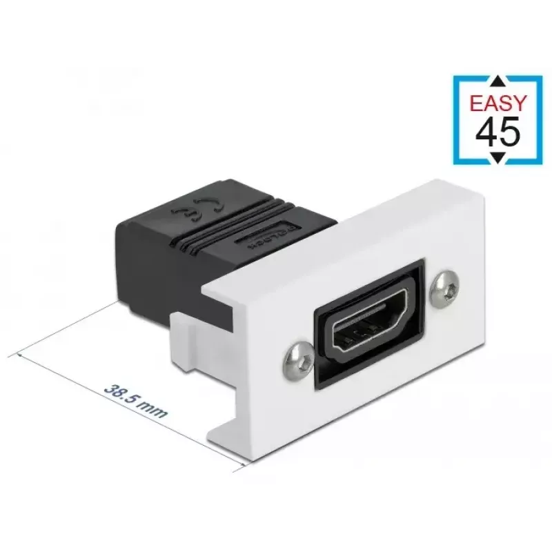 HDMI modulis DeLOCK Easy 45 tiesus 22,5 x 45 mm