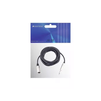 Audio kabelis Omnitronic 3022519D 10 m XLR 3-pin 6,35 mm juodas