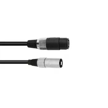 Audio kabelis Omnitronic 30225590 Speakon XLR 1m Juodas