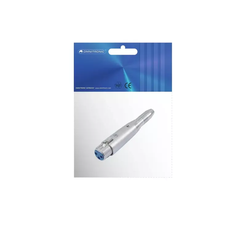 Adapteris jungtims XLR – 6,3 mm Omnitronic 30226555