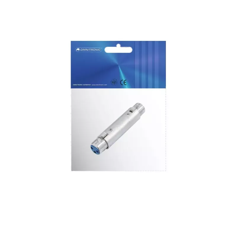 Lyties keitiklis XLR 3 kontaktų Omnitronic 30226572