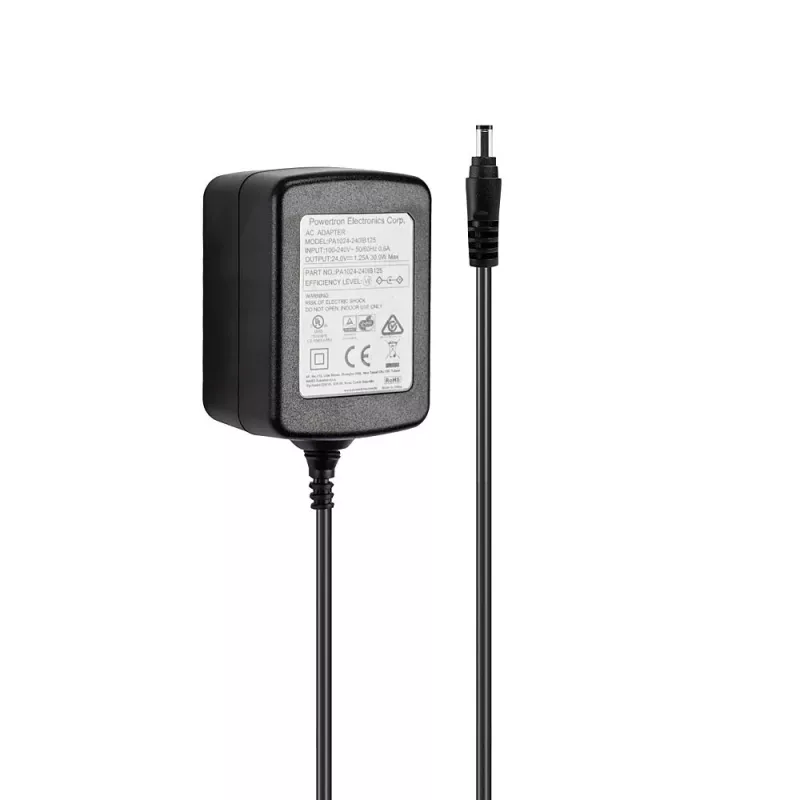 Lindy 24VDC 1,25A daugiašalis maitinimo šaltinis, 5,5/2,1 mm, universalus, vidaus, 100-240 V, 50/60 Hz, 30 W, 24 V
