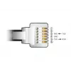 USB 2.0 į RJ12 RS-232 adapteris (kabelis) DeLOCK 66737, 2 m