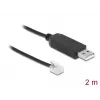 USB 2.0 į RJ12 RS-232 adapteris (kabelis) DeLOCK 66737, 2 m