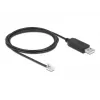 DeLOCK 66738 USB į RS-232 RJ10 adapterinis kabelis Meade Autostar teleskopams