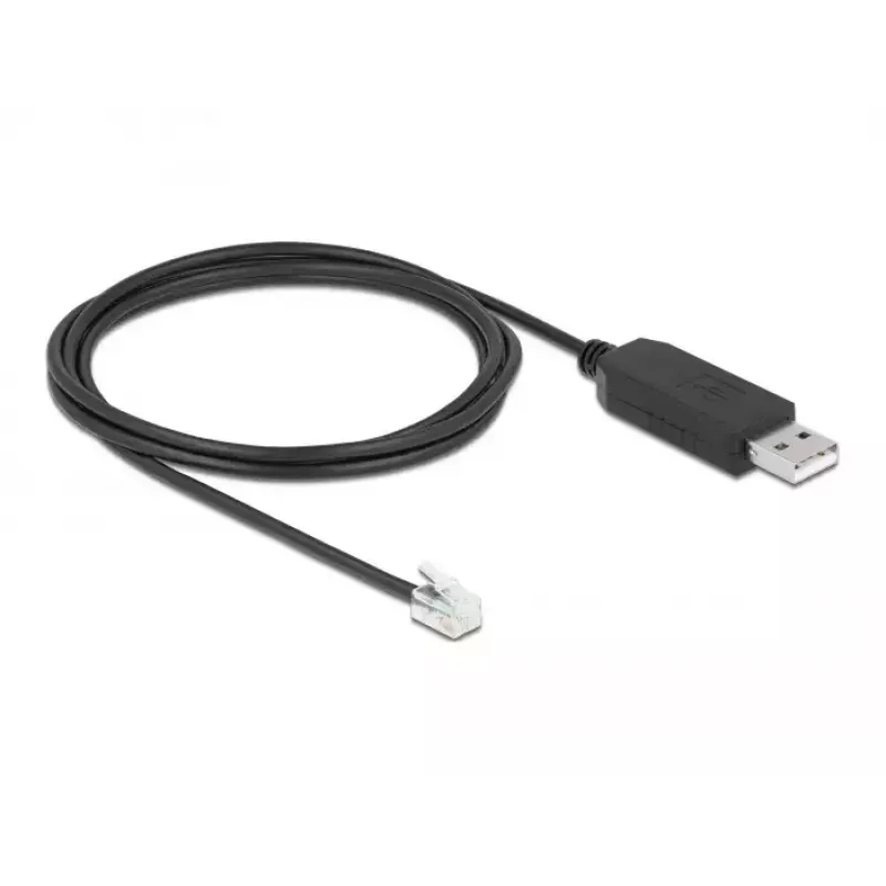 DeLOCK 66738 USB į RS-232 RJ10 adapterinis kabelis Meade Autostar teleskopams