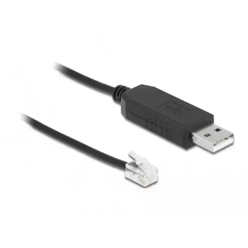 DeLOCK 66738 USB į RS-232 RJ10 adapterinis kabelis Meade Autostar teleskopams