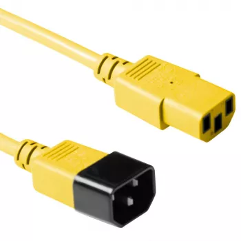 ACT Powercord C13 - C14 geltonas 0,3 m