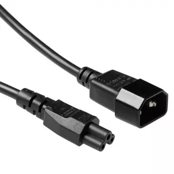 Maitinimo laidas C14 – C5 1m ACT juodas 250V 2.5A