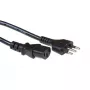 Maitinimo laidas ACT Powercord itališkas kištukas - C13 juodas 1,8 m