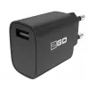 2GO 797256 Universal Black AC Indoor 5V mobiliojo įrenginio įkroviklis