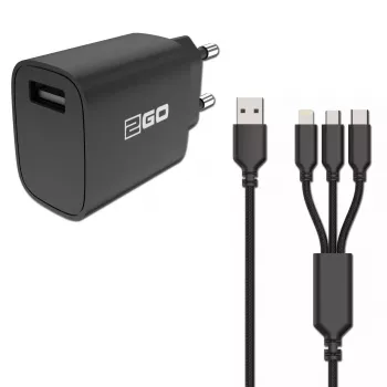 2GO 797256 Universal Black AC Indoor 5V mobiliojo įrenginio įkroviklis