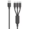 Automobilinis USB 2.0 kroviklis 2GO 797258 Universal Black Cigar Lighter 12/24V