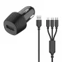 Automobilinis USB 2.0 kroviklis 2GO 797258 Universal Black Cigar Lighter 12/24V