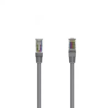 Hama 00300019 tinklo kabelis 1,5 m Cat5e U/UTP (UTP) pilka