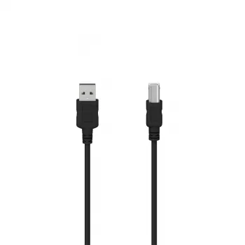 Hama 00300065 USB kabelis USB 2.0 1,5 m USB A USB B pilkas