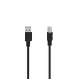 Hama 00300065 USB kabelis USB 2.0 1,5 m USB A USB B pilkas