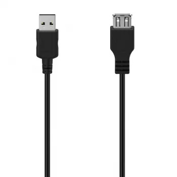 Hama 00300073 USB 2.0 laidas 3 m USB A juodas