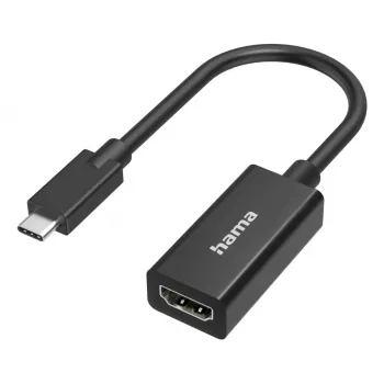 Vaizdo adapteris HAMA USB-C į HDMI Ultra‑HD 4K (00300087) – pasyvus jungimas