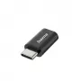 Hama 00300095 Micro-USB B adapteris USB Type-C vyriškas juodas