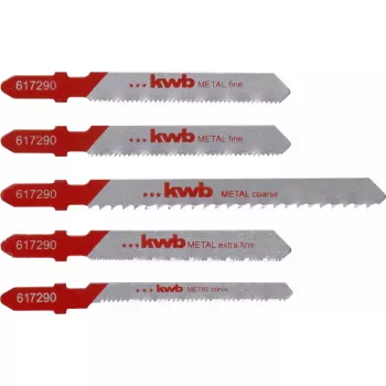 Pjūklo geležtė KWB 617290 iš greitapjovio plieno HSS 5 vnt