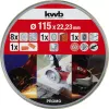 Pjovimo diskų rinkinys KWB 712041 Starter Set 10 vnt. plokščiu centru plytoms, marmurui, plienui