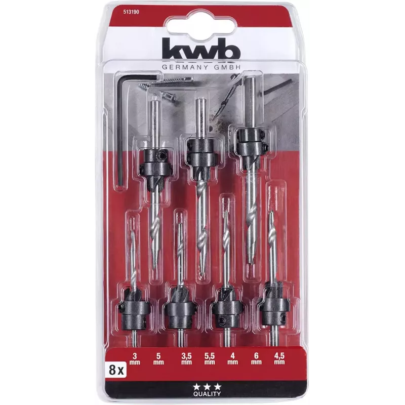 Gręžtuvas KWB 513190 grūdintas plienas 11 mm gylis 205 mm aukštis