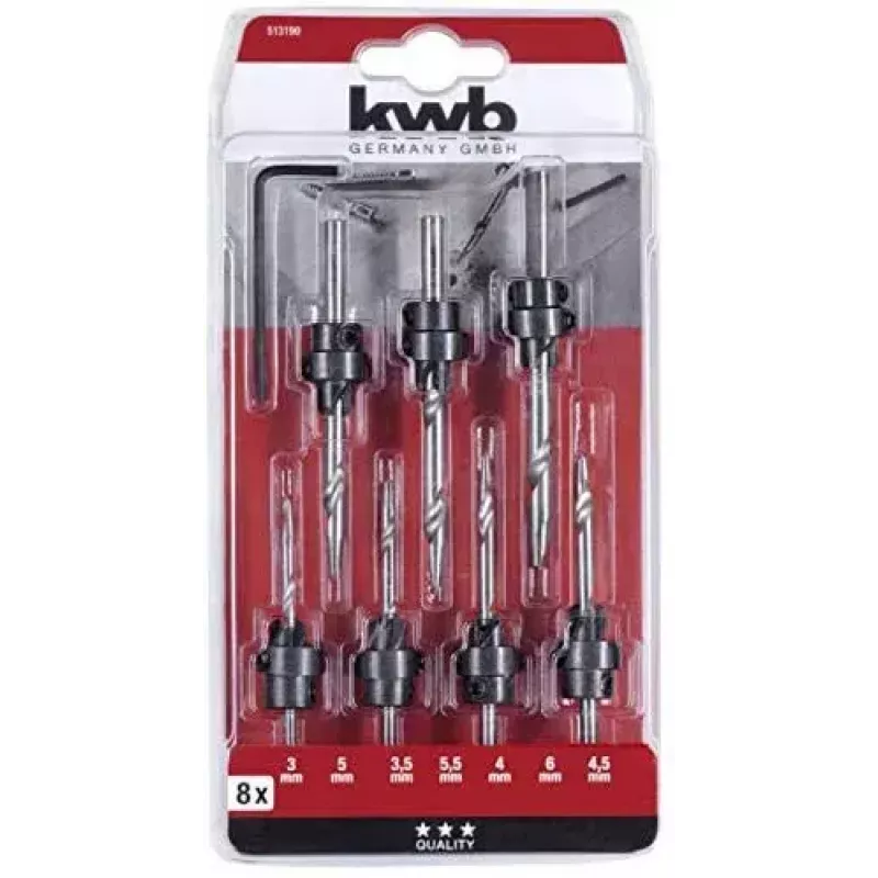 Gręžtuvas KWB 513190 grūdintas plienas 11 mm gylis 205 mm aukštis