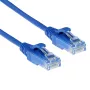 ACT Blue 0,15 m CAT6 U/UTP plonas laidas su apsauga nuo užsikabinimo, LSZH, RJ45