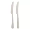 Vienkartinis peilis Papstar 96463 baltas polipropilenas 197 mm