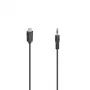 Hama 00200729 garso laidas 0,75 m 3,5 mm USB Type-C juodas