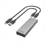 SSD dėklas Hama 00200764 pilkas M.2 10 Gbit/s USB Type-C
