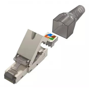 Hama 00200773 tinklo kabelis, Cat6a, pilkas