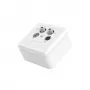 Hama 00205354 sieninis lizdas 2x SAT + TV + Radijas Baltas