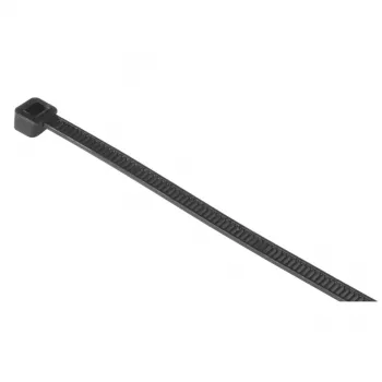 Hama 00221000 lipnusis kabelio raištis, plastikinis, juodas, 50 vnt.