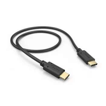 Hama 00201706 USB 2.0 laidas USB C – USB C 0,5 m juodas
