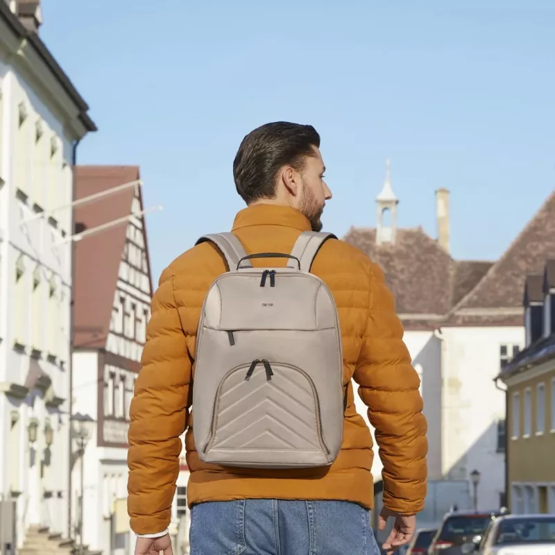 Hama 00222046 kuprinė Rucksack smėlio spalvos perdirbtas poliesteris
