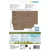 HERMA 2074 universalios etiketės Silphie, 52x82 mm, 24 lapai, biuro pakuotė