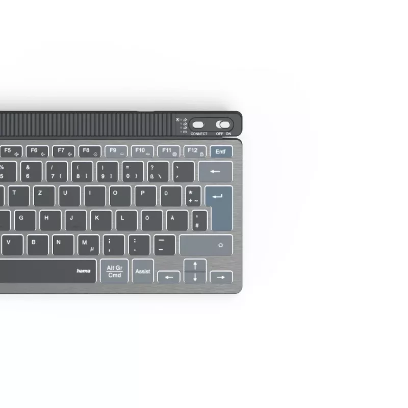 Hama WK-700 klaviatūra Namai/Biuras Bluetooth QWERTZ vokiška Antracitinė, Juoda, Mėlyna