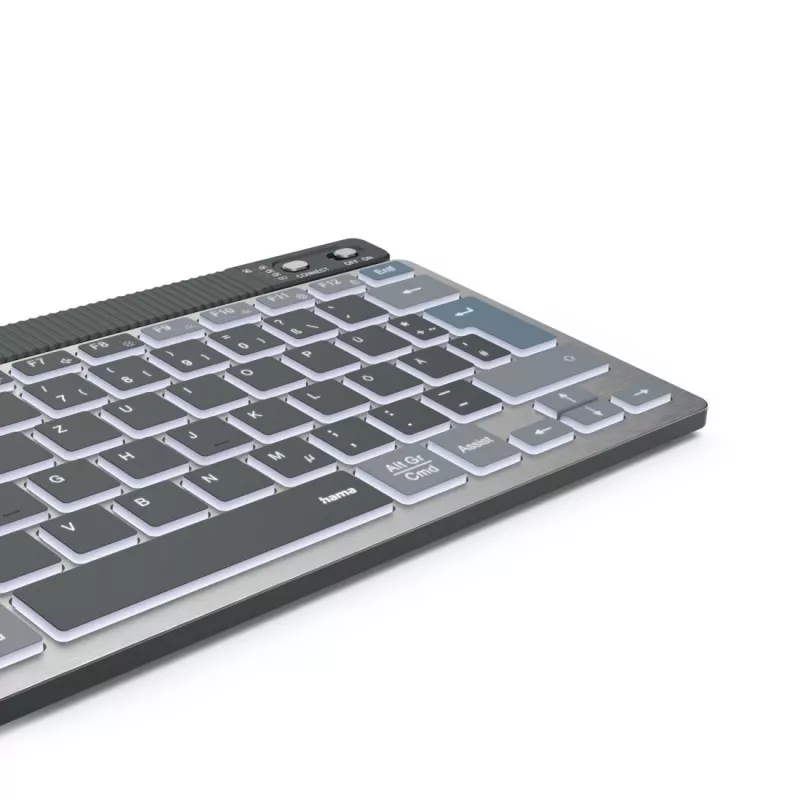 Hama WK-700 klaviatūra Namai/Biuras Bluetooth QWERTZ vokiška Antracitinė, Juoda, Mėlyna